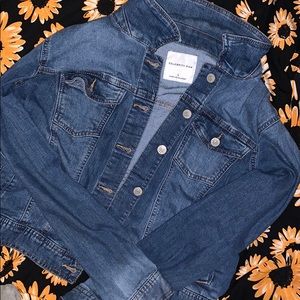 Stretchy jean jacket